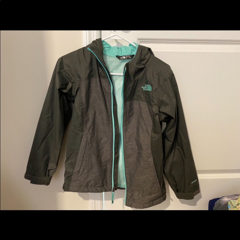 North Face rain coat